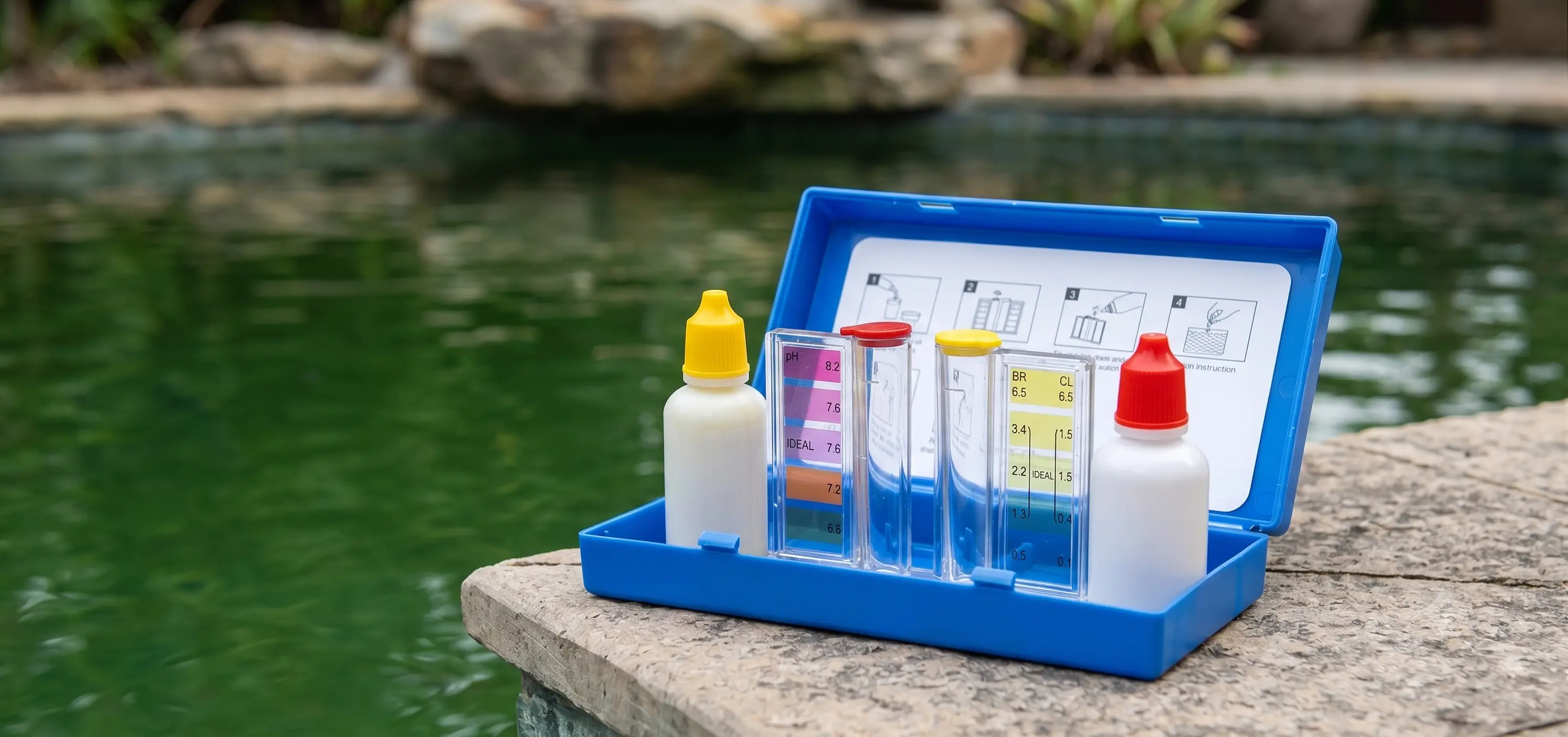 Bộ test lỏng DPD kiểm tra nồng độ clo hồ bơi